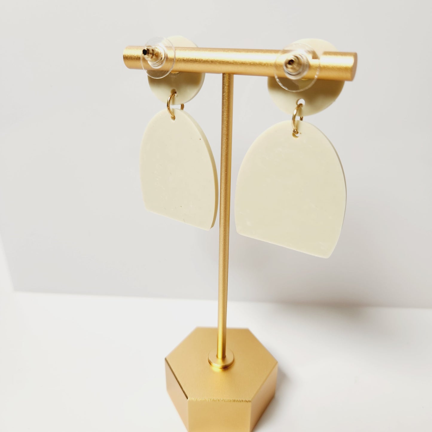 Polymer Clay Modern Pumpkin Earrings