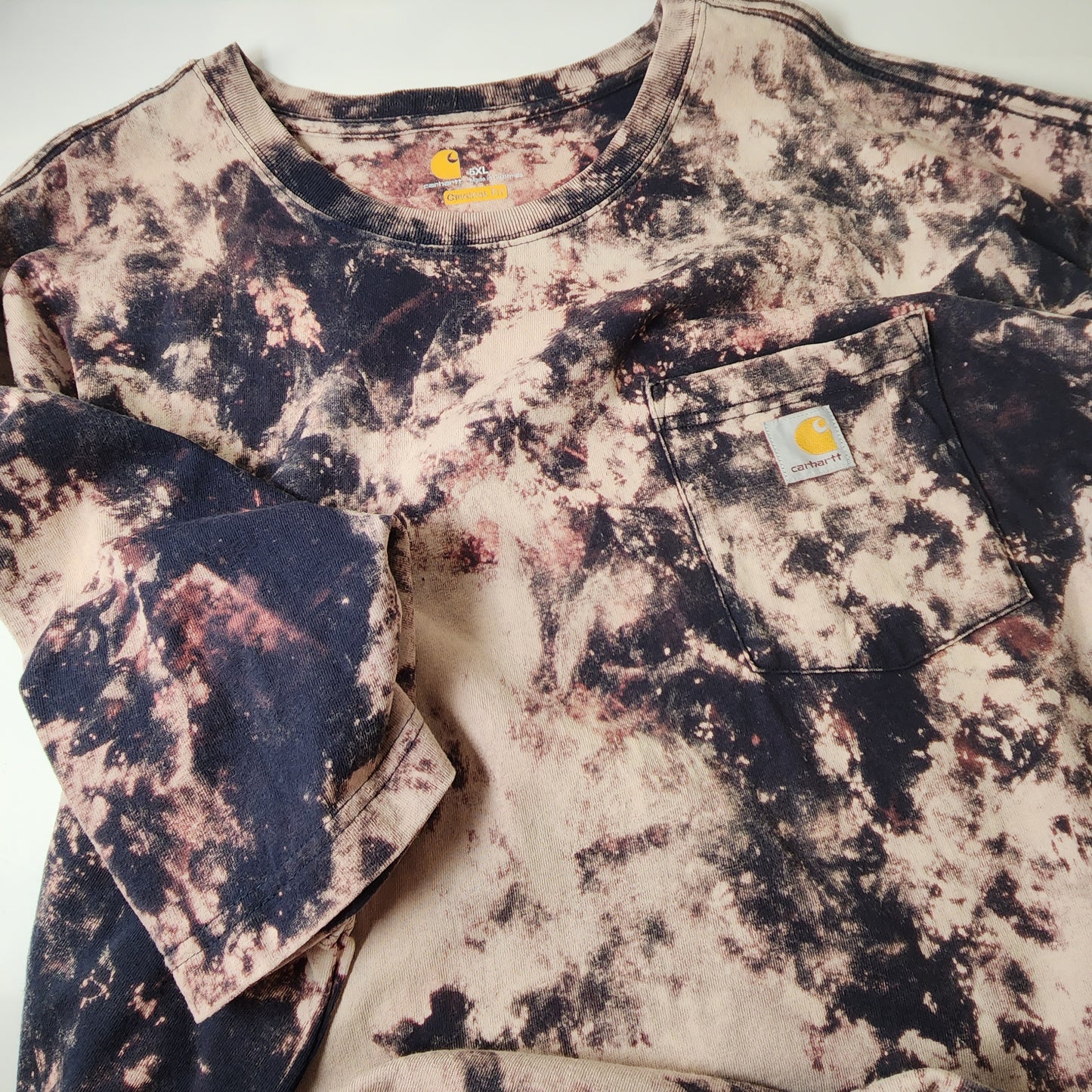Oversized 5XL Custom Bleached Carhartt Shirt