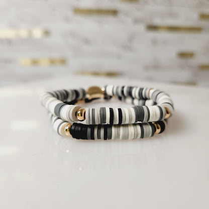 Stretchy Cat Mom Bracelet Set