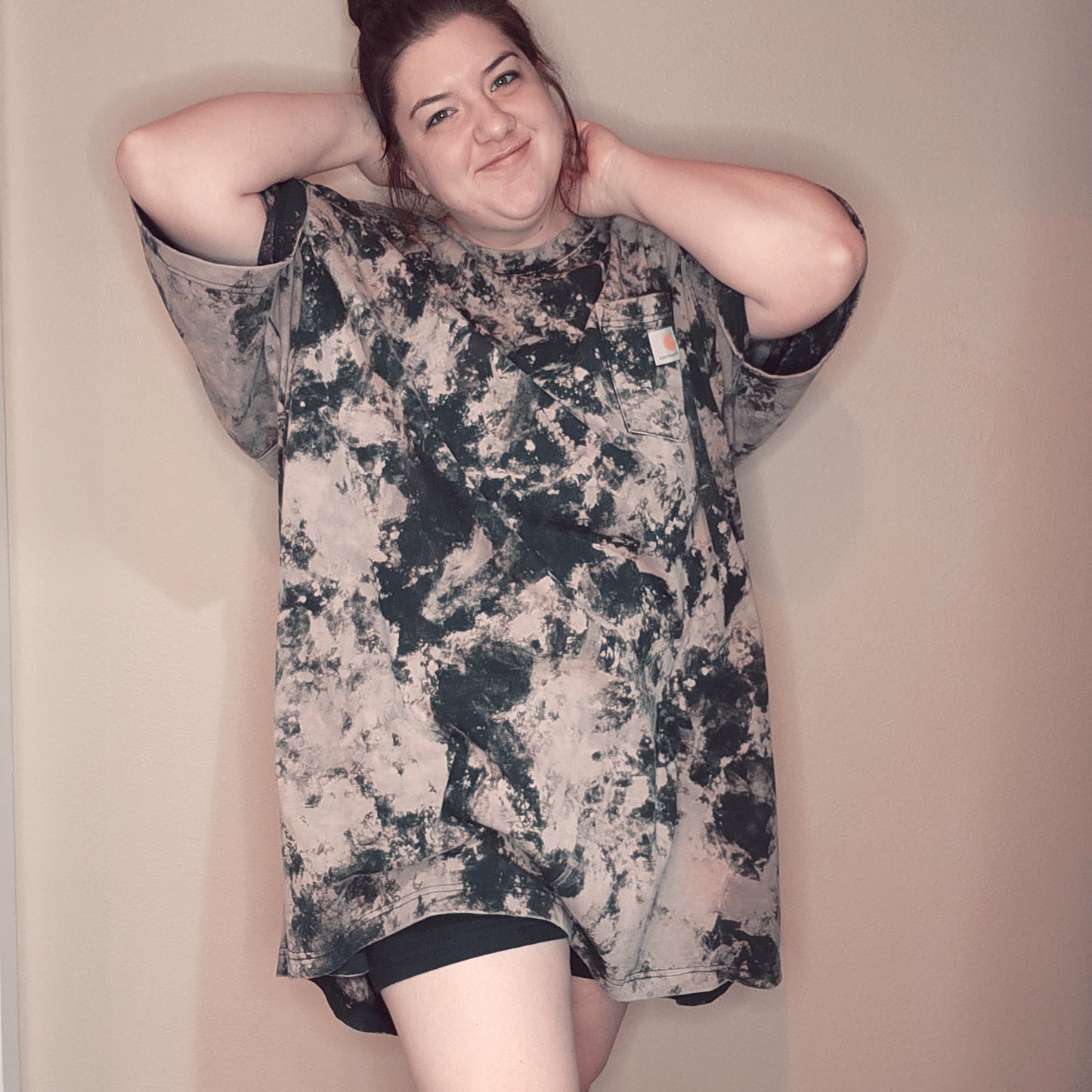 Oversized 5XL Custom Bleached Carhartt Shirt