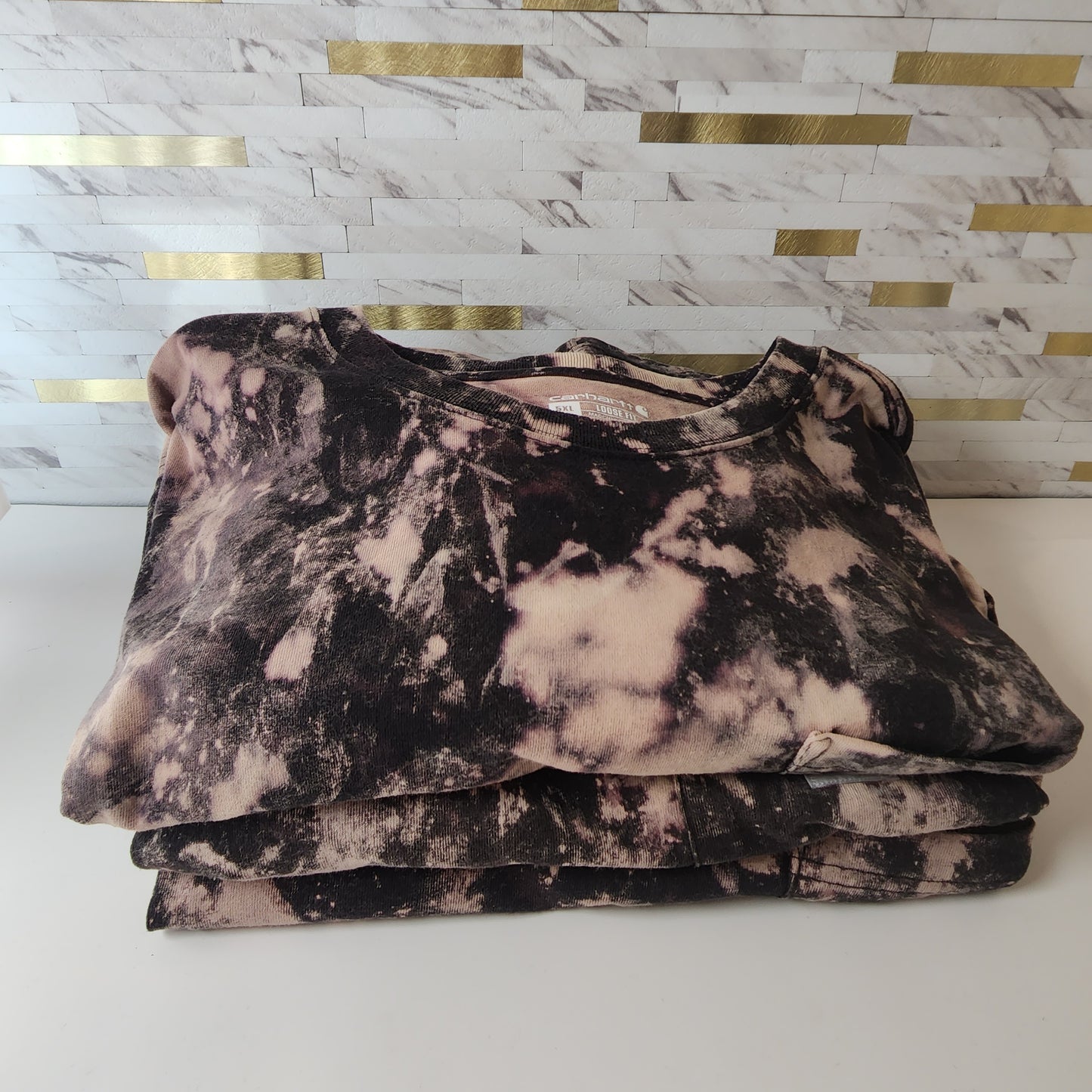 Oversized 5XL Custom Bleached Carhartt Shirt