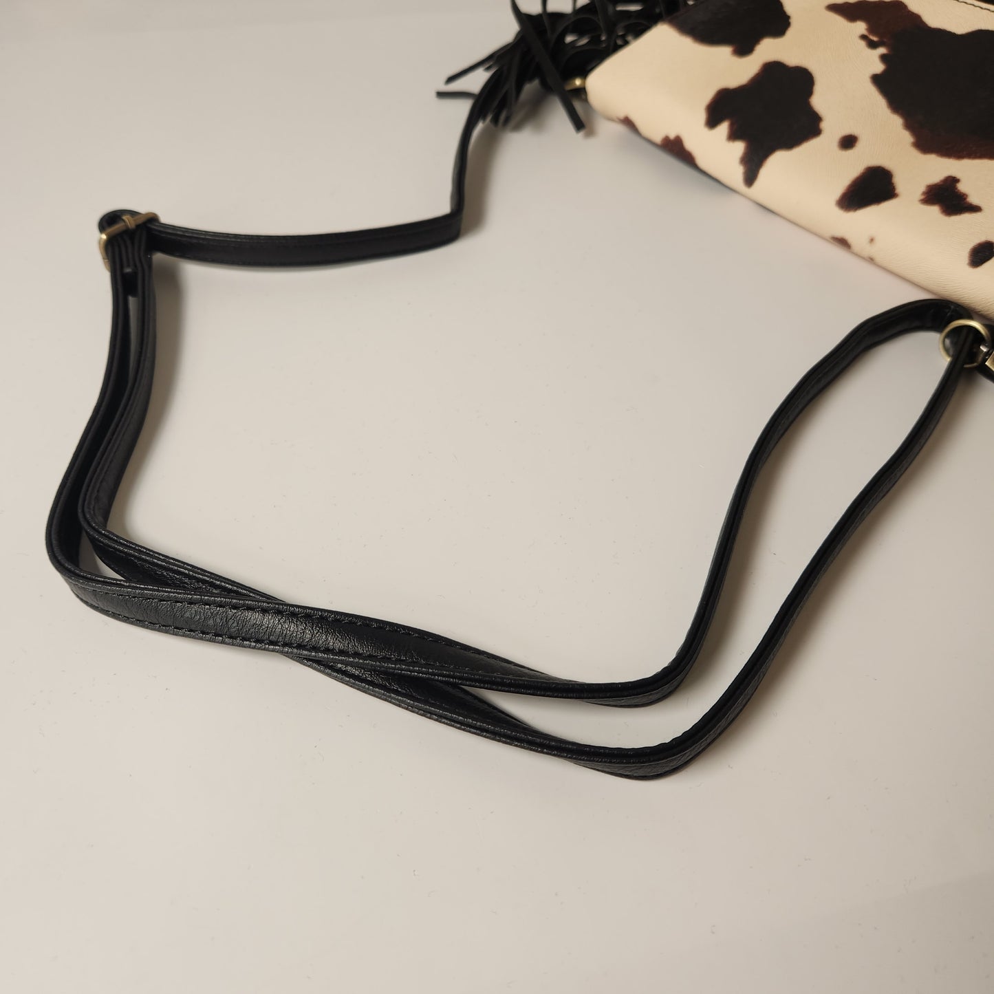 Western Fringe Cowhide Crossbody