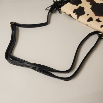 Western Fringe Cowhide Crossbody